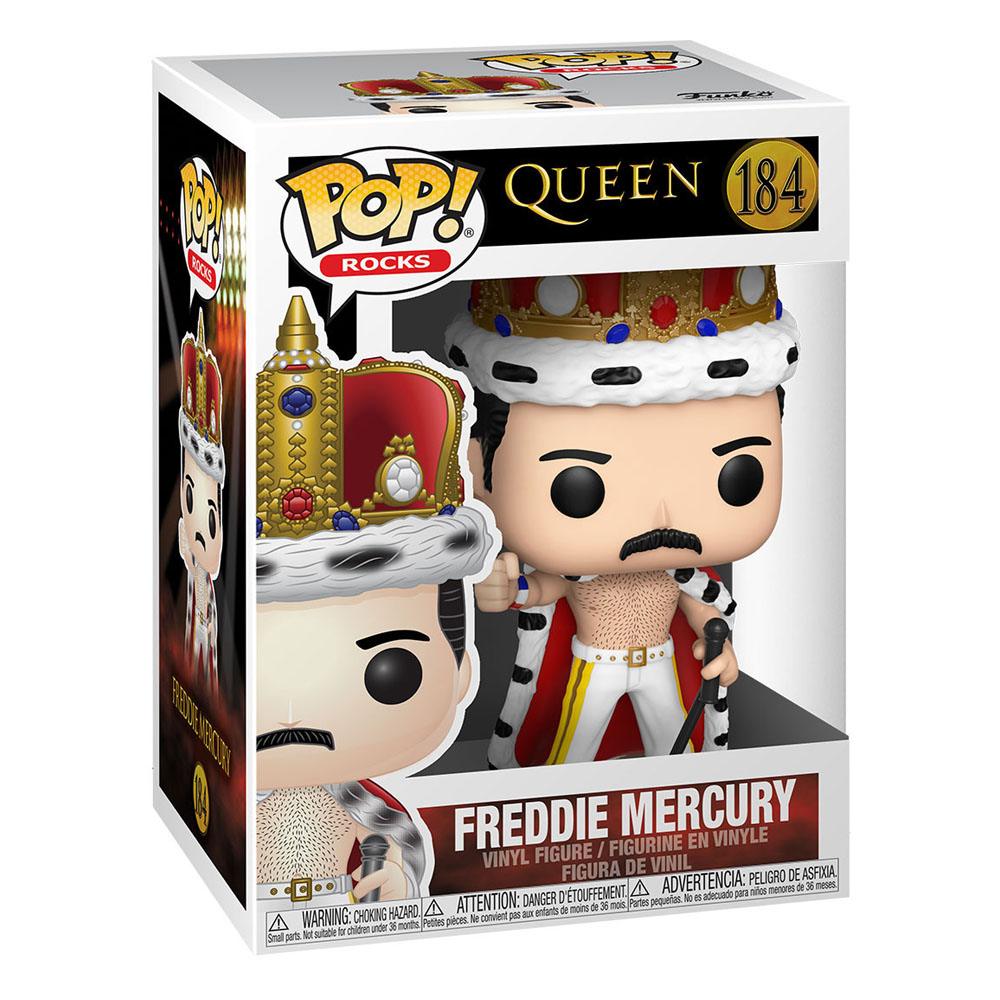 Queen POP! Rocks Vinyl Figure Freddie Mercury King 9 cm