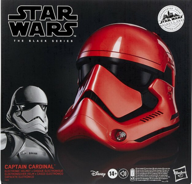 Star Wars Helmet Eletronic Cardinal Galaxy Edge Exclusive Replica 1:1 *