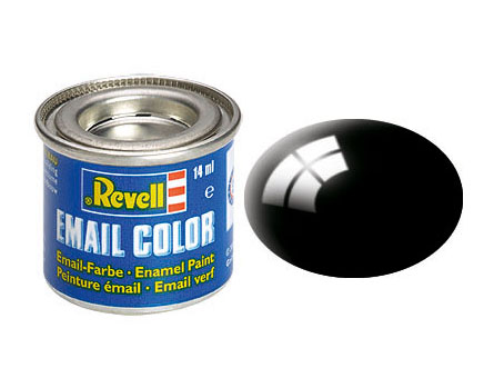 Revell Email Color Black Gloss 14 cm - nº 7