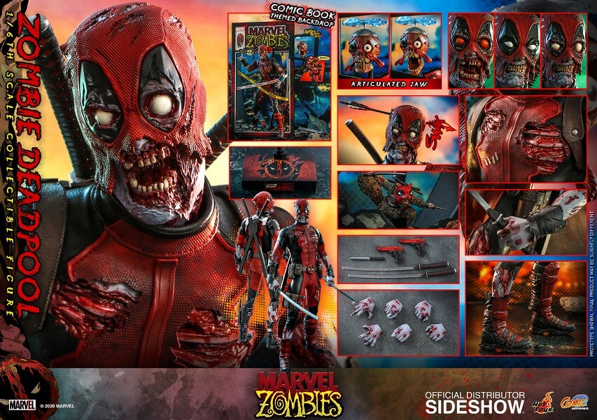 Marvel: Zombie Deadpool 1:6 Scale Figure 
