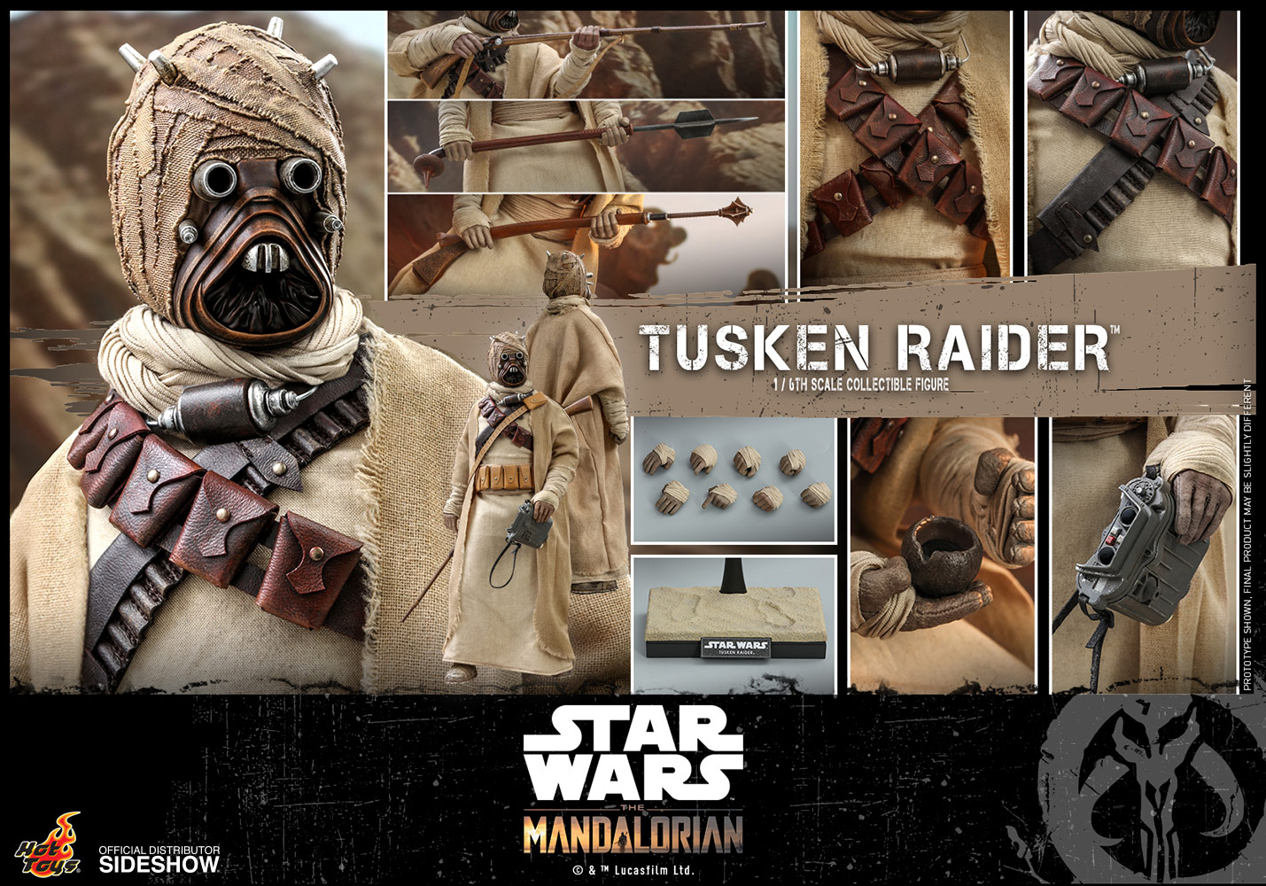 Star Wars: The Mandalorian - Tusken Raider 1:6 Scale Figure 