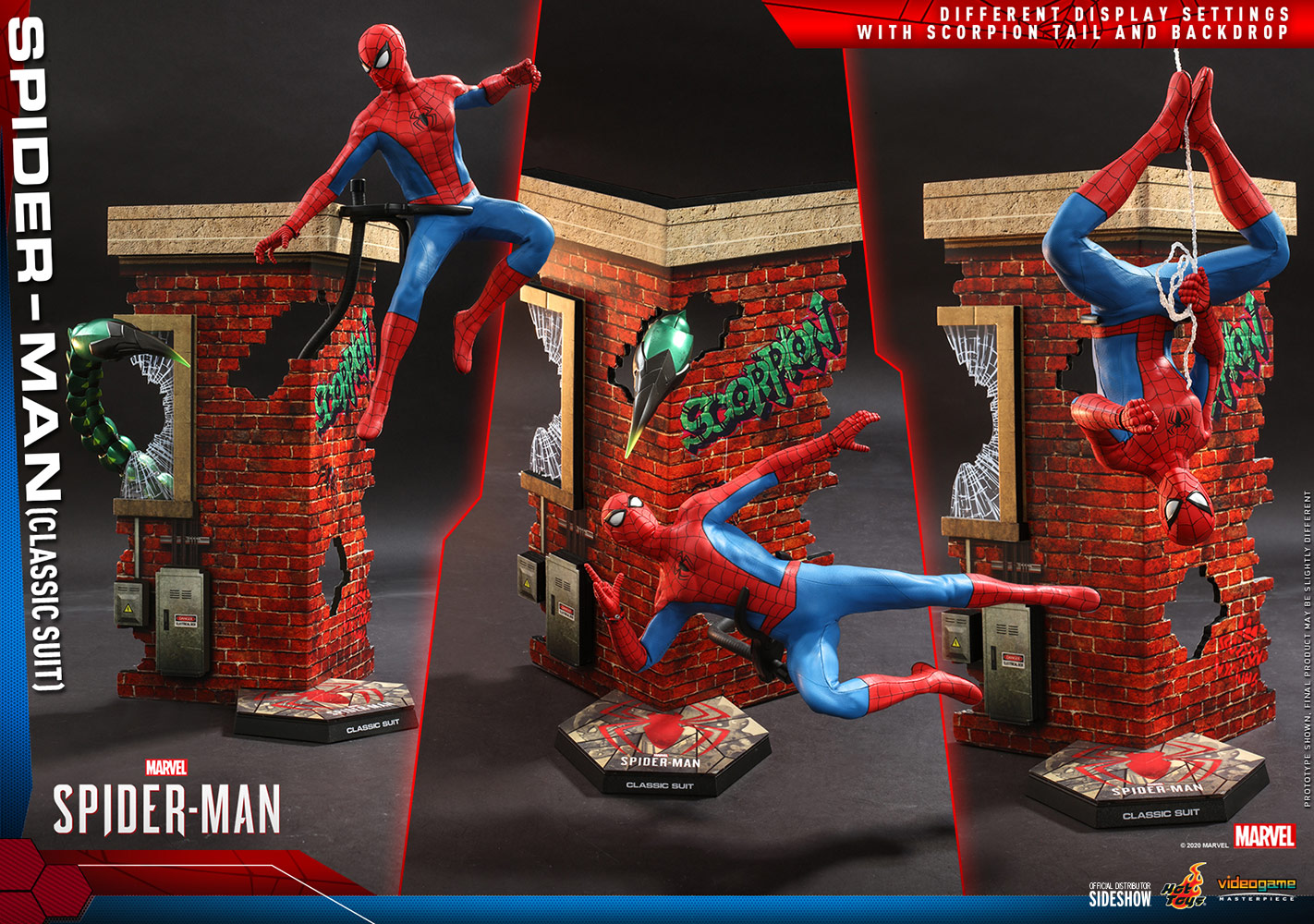 Marvel: Classic Suit Spider-Man 1:6 Scale Figure