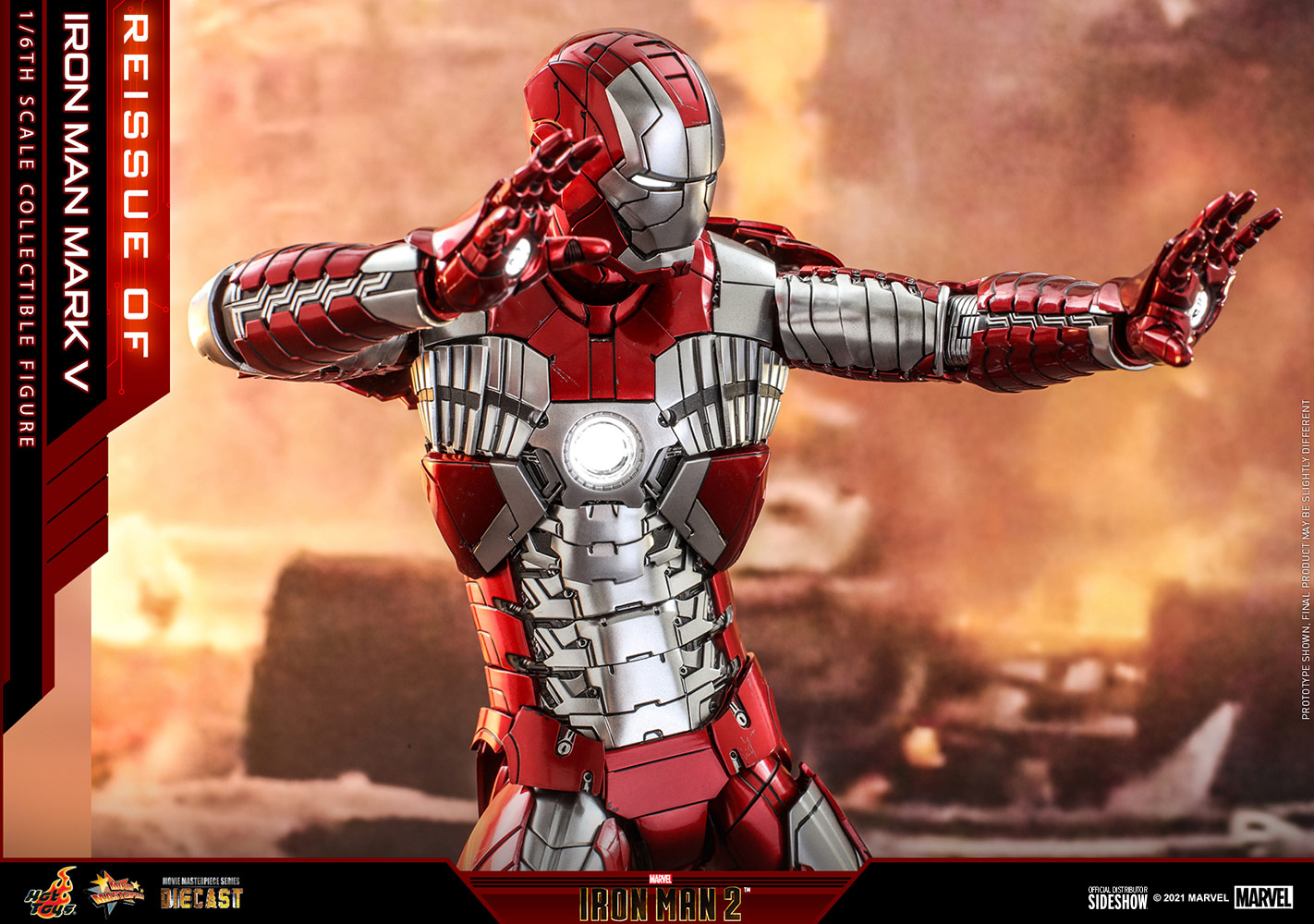 Marvel: Iron Man 2 - Iron Man Mark V 1:6 Scale Figure 