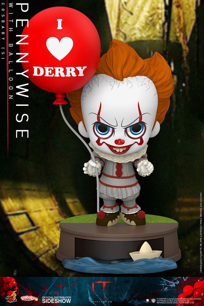 It Chapter Two Cosbaby Mini Figure Pennywise with Balloon 11 cm