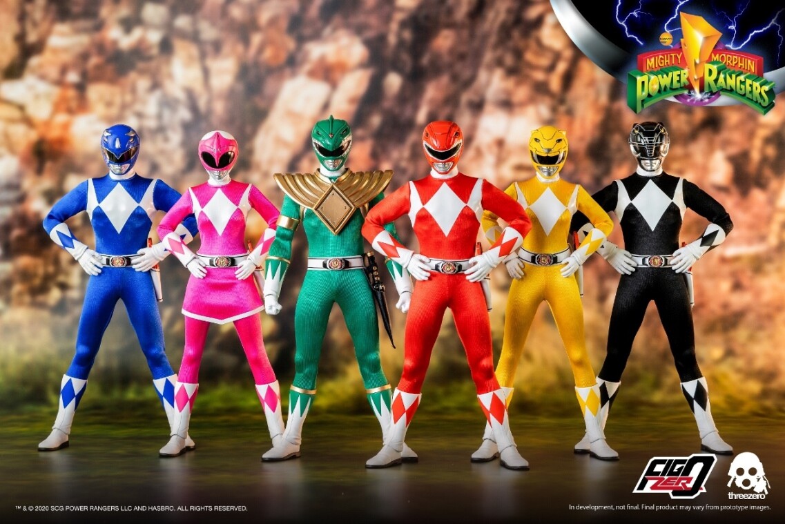 Mighty Morphin Power Rangers: Power Rangers 1:6 Scale Figure 6-Pack