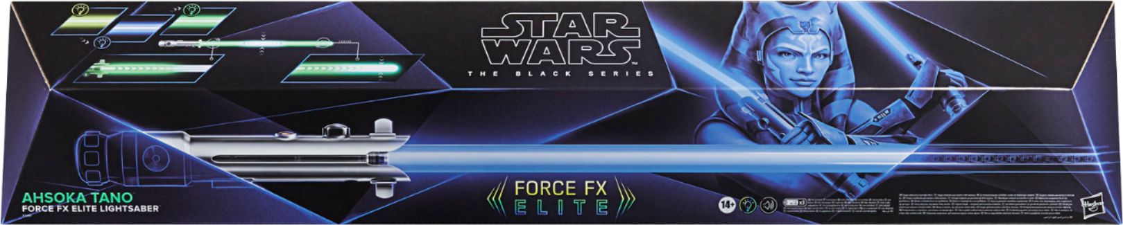 Star Wars Black Series Replica 1/1 Force FX Elite Lightsaber Ahsoka Tano