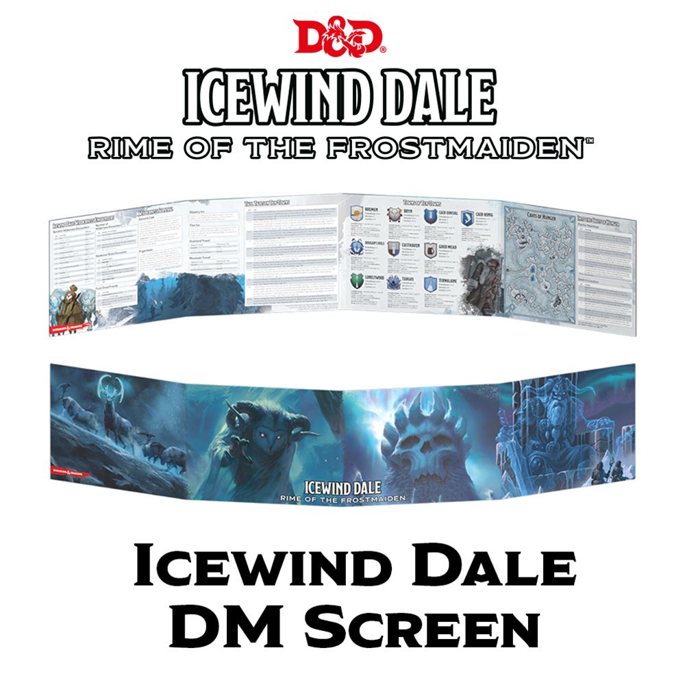 Dungeons & Dragons Icewind Dale: Rime of the Frostmaiden DM Screen