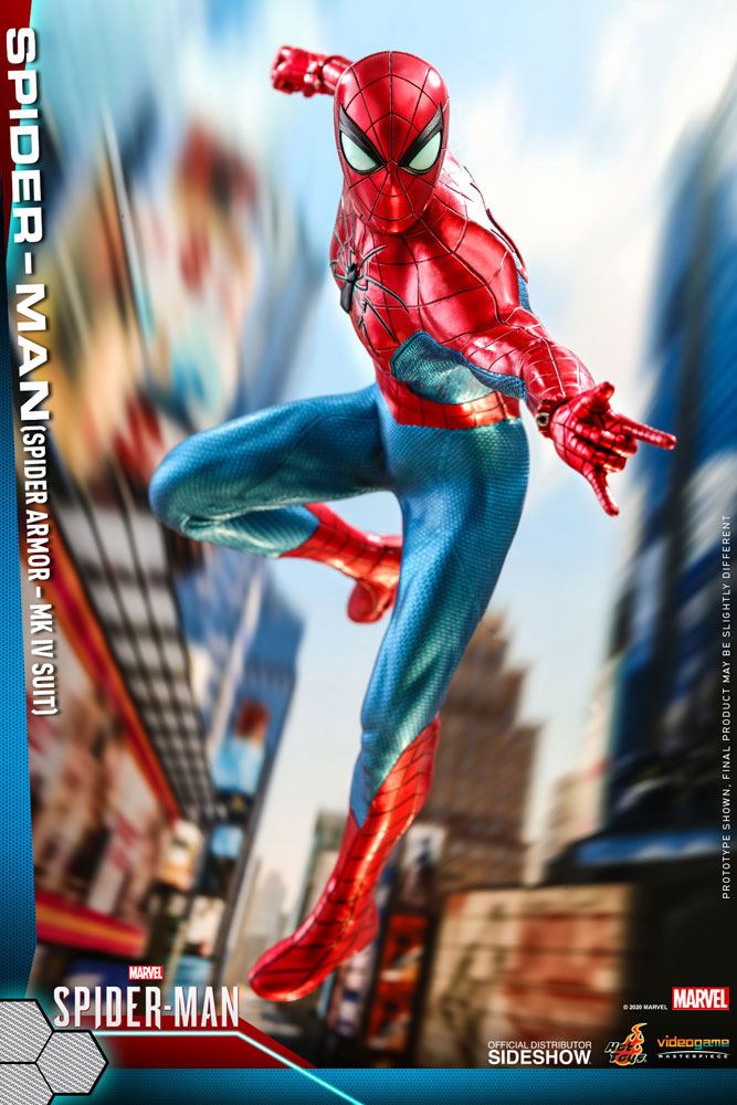 Marvel: Spider-Man Game - Spider Armor MK IV Suit 1:6 Scale Figure 