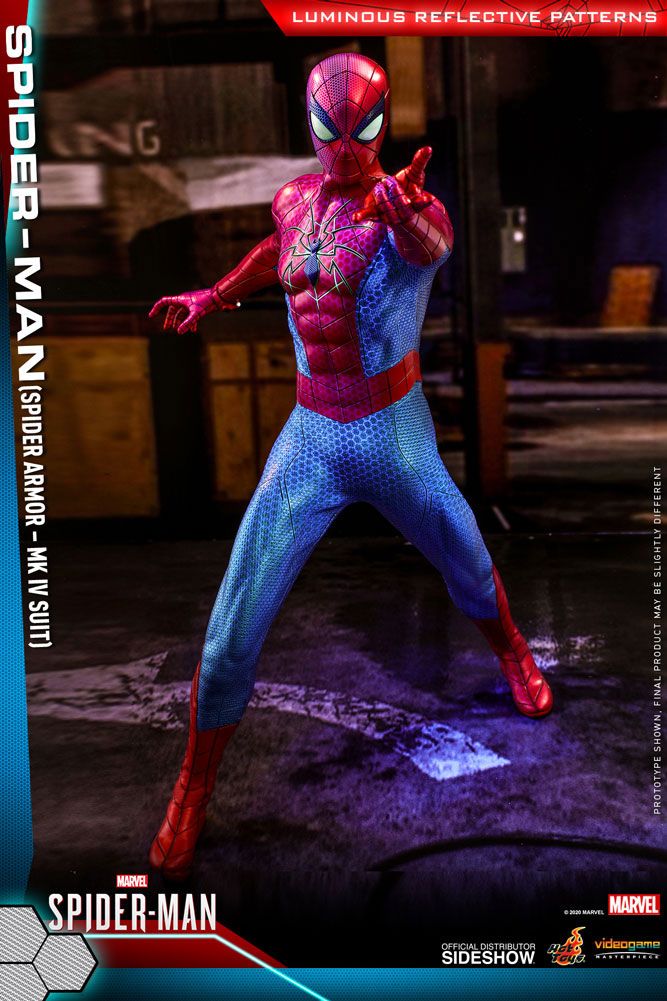 Marvel: Spider-Man Game - Spider Armor MK IV Suit 1:6 Scale Figure 
