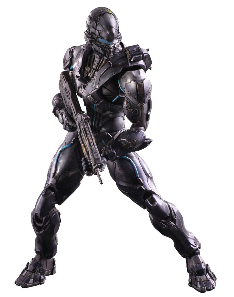 Halo 5 Guardians Play Arts Kai Action Figure Spartan Locke 27 cm