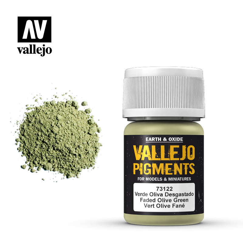 Vallejo Pigments Faded Olive Green 73122