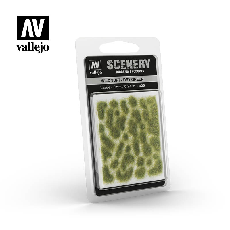 Vallejo Wild Tuft Large – Dry Green SC415