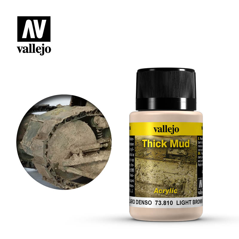 Vallejo Weathering Effects - Light Brown Thick Mud 73810 