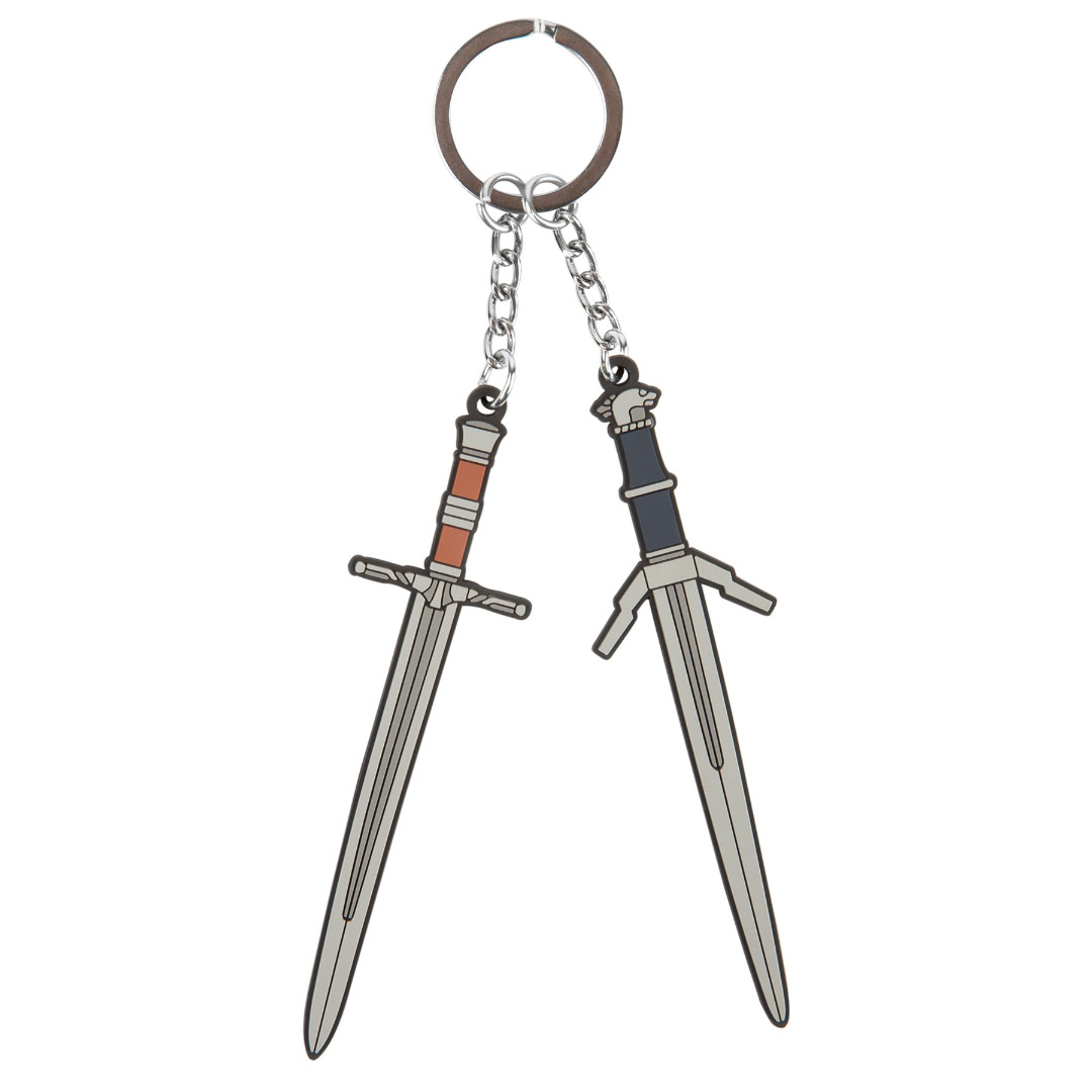 The Witcher 3: Wild Hunt - Steel and Silver Keychain