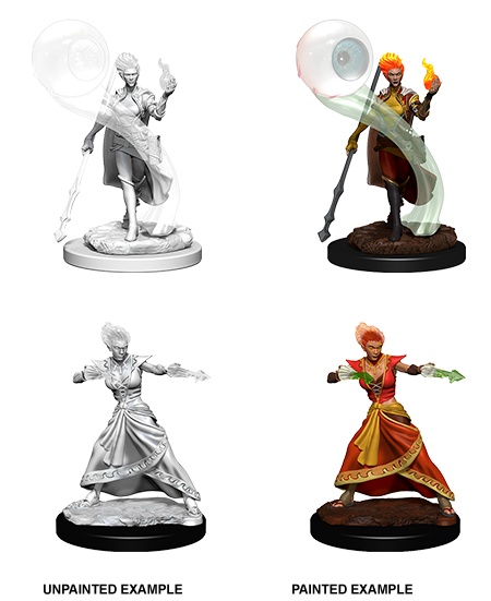 Dungeons and Dragons: Nolzurs Marvelous Miniature Fire Genasi Female Wizard