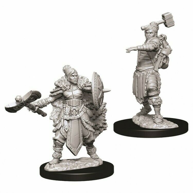 Dungeons and Dragons: Nolzur Marvelous Miniature Half-Orc Female Barbarian 