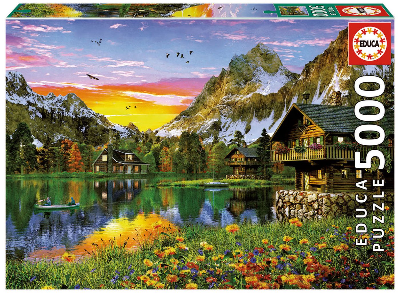 Puzzle Lago Alpino (5000 peças)