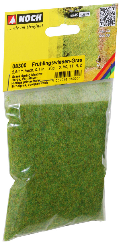 Noch Scatter Grass “Spring Meadow” - Flocagem verde primavera 2,5 mm, 20 g