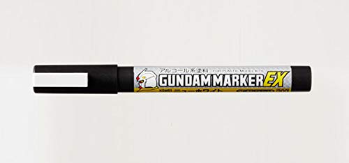 Gundam MarkerEX For Plastic Model Kits XGM01 New White - Novo Branco