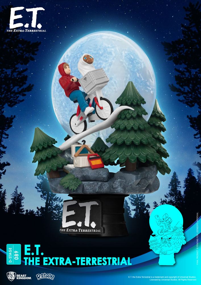 E.T. the Extra-Terrestrial D-Stage PVC Diorama Iconic Scene Movie 15 cm