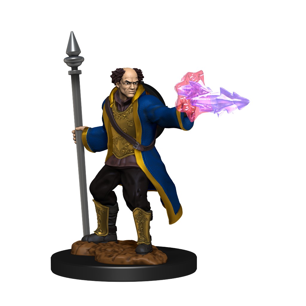 Dungeons and Dragons:Marvelous Miniatures - Male Multiclass Cleric + Wizard