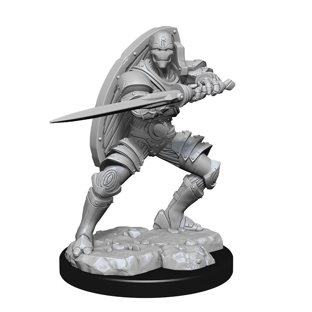 Dungeons and Dragons: Nolzur's Marvelous Miniatures -Warforged Male Fighter
