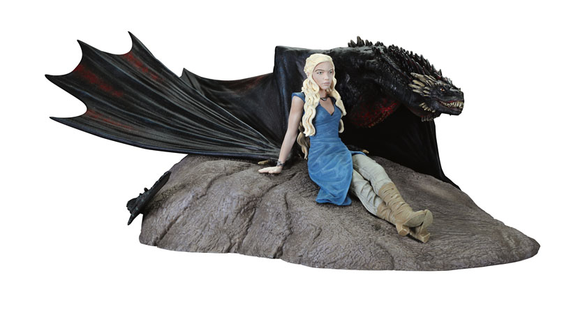 Game of Thrones Statue Daenerys & Drogon 8 x 18 x 23 cm