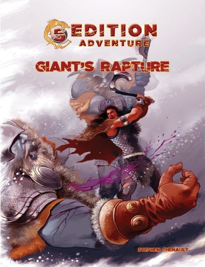 5th Edition Adventures - Giant's Rapture