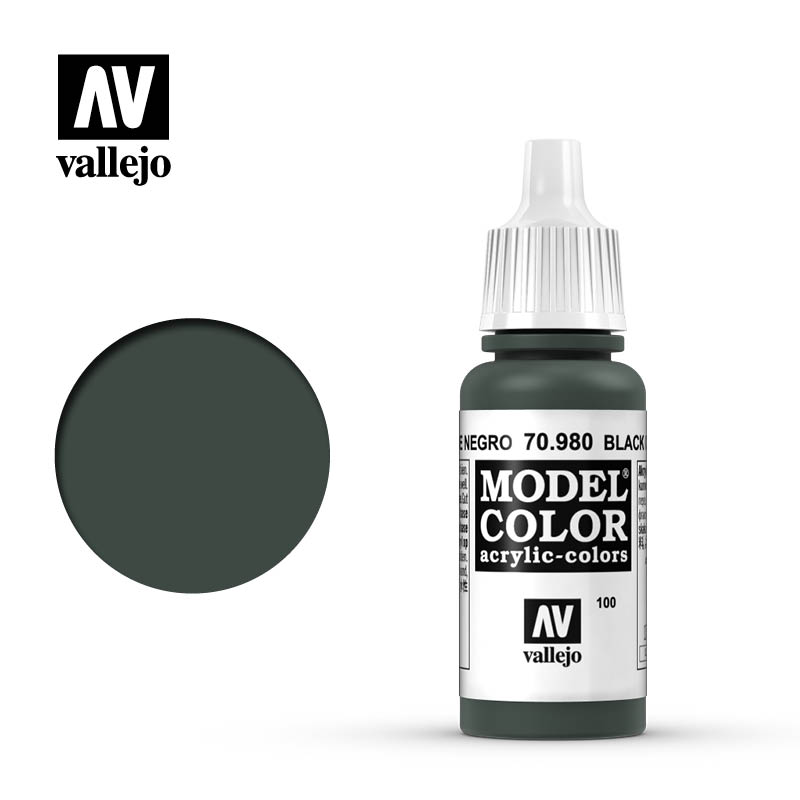 Vallejo Model Color Black Green 70980