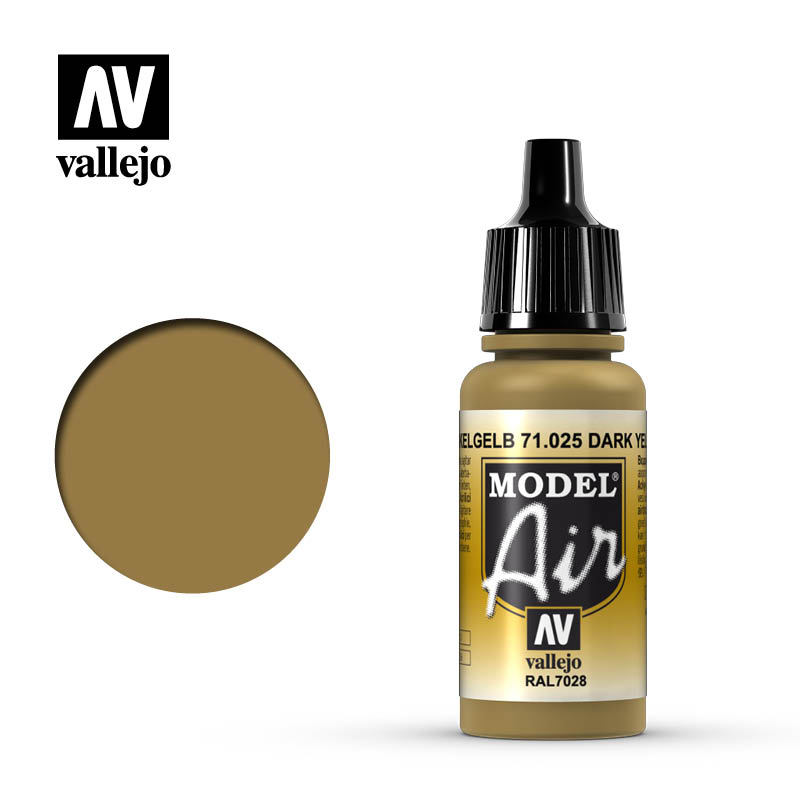 Vallejo Model Air Dark Yellow 71025 