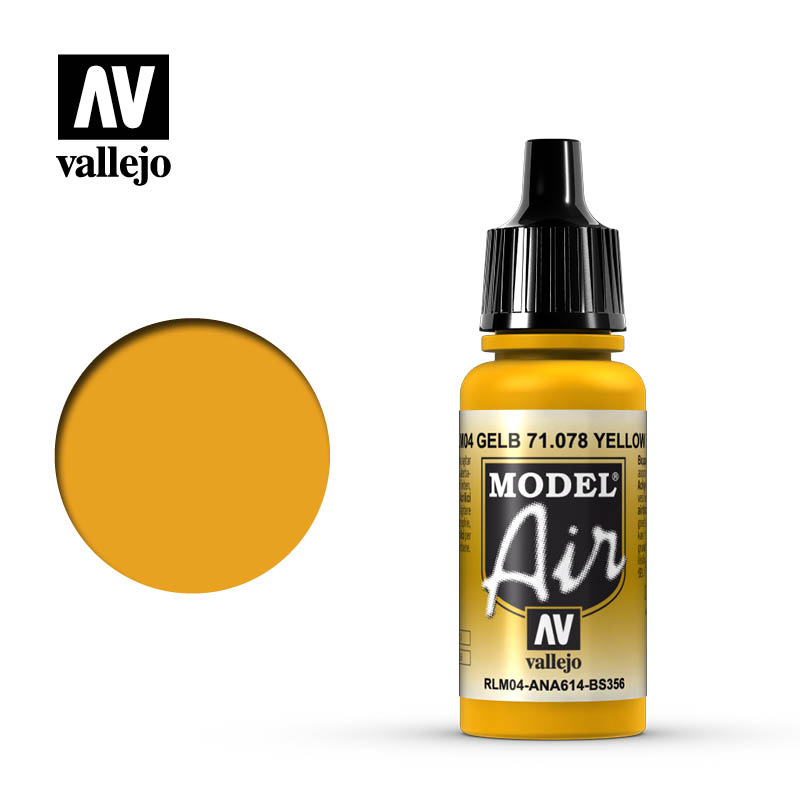 Vallejo Model Air Yellow RLM04 71078 