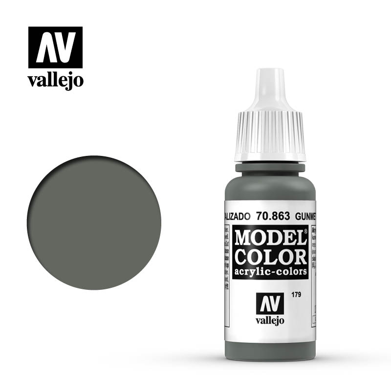 Vallejo Model Color Gunmetal Grey 70863