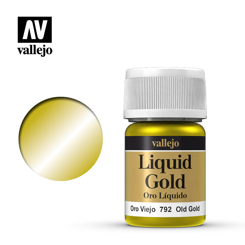 Vallejo Liquid Gold Old Gold 70792 