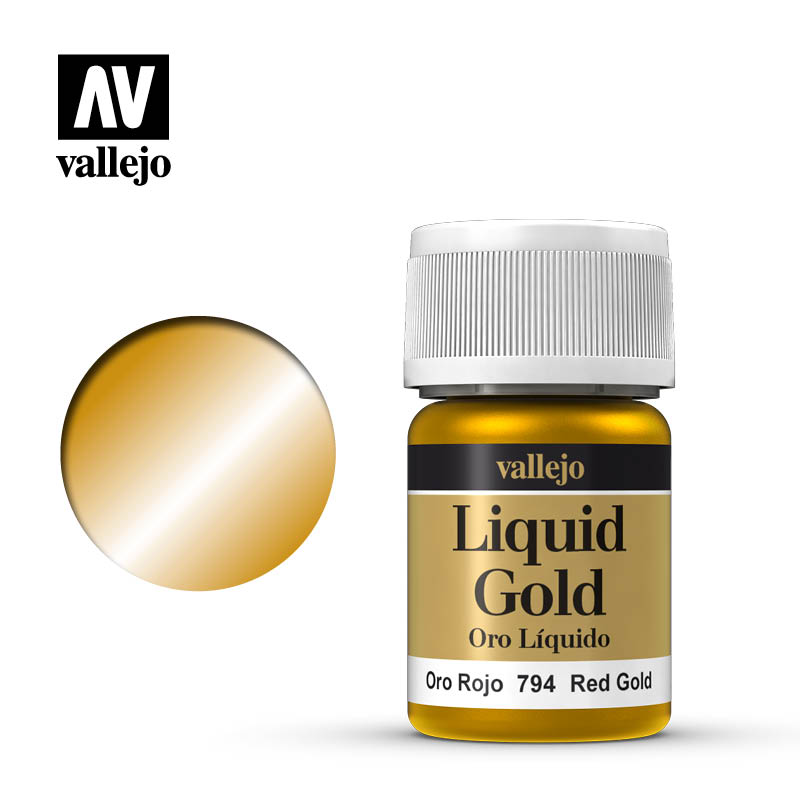 Vallejo Liquid Gold Red Gold 70794