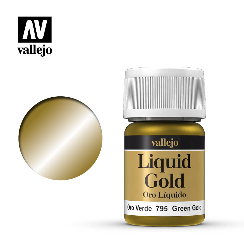 Vallejo Liquid Gold Green Gold 70795 