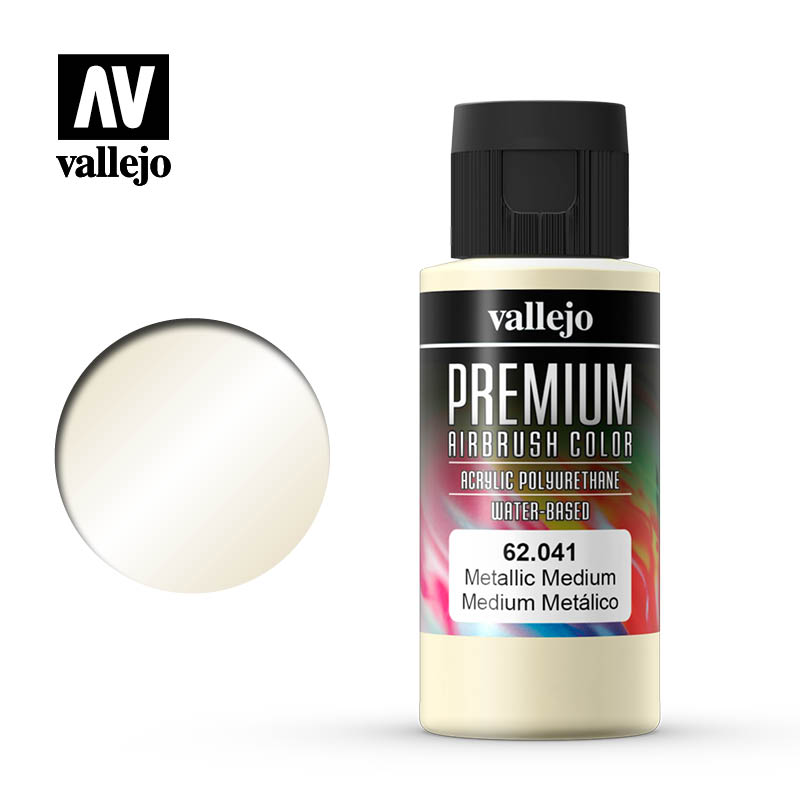 Vallejo Premium Airbrush Color Metallic Medium 62041 