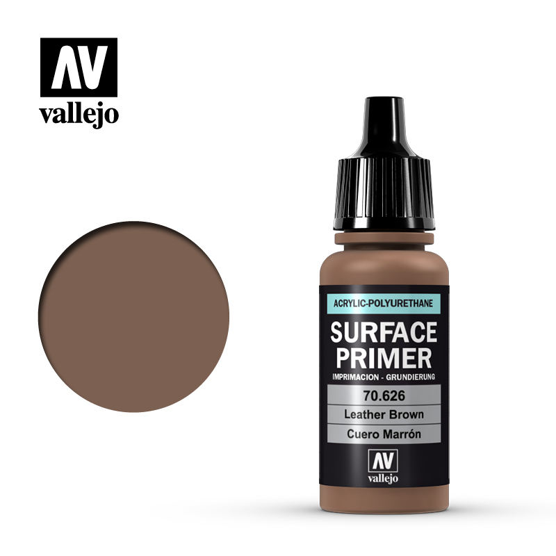 Vallejo Surface Primer Leather Brown 70626