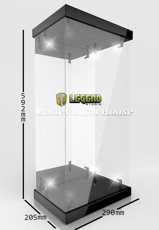 Master Light House Acrylic Display Case with Lighting for 1/4 Action Figure