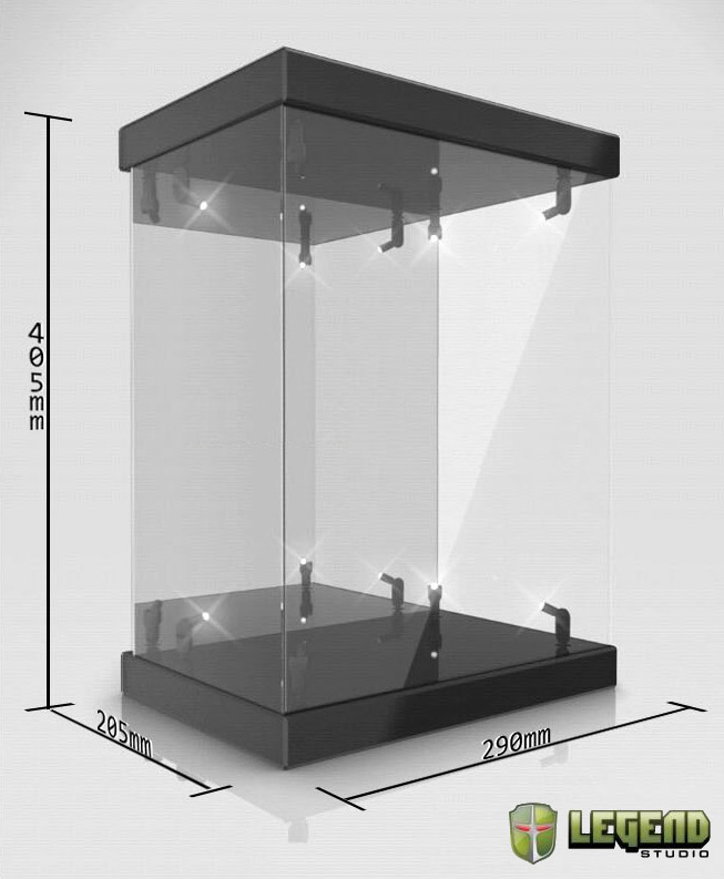 Master Light House Acrylic Display Case with Lighting for 1/6 Action Figure