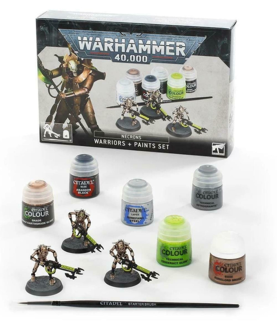 Warhammer 40,000: Necrons: Warriors + Paints Set