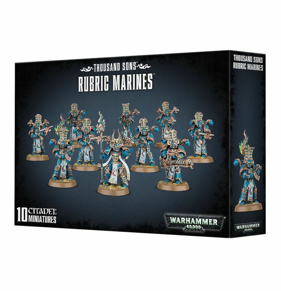 Warhammer 40,000: Thousand Sons Rubric Marines Unpainted Miniatures