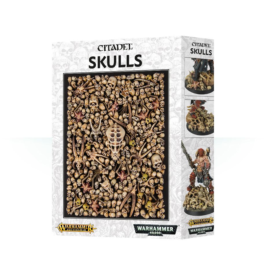 Warhammer 40,000/Age of Sigmar: Citadel Skulls Unpainted Miniatures