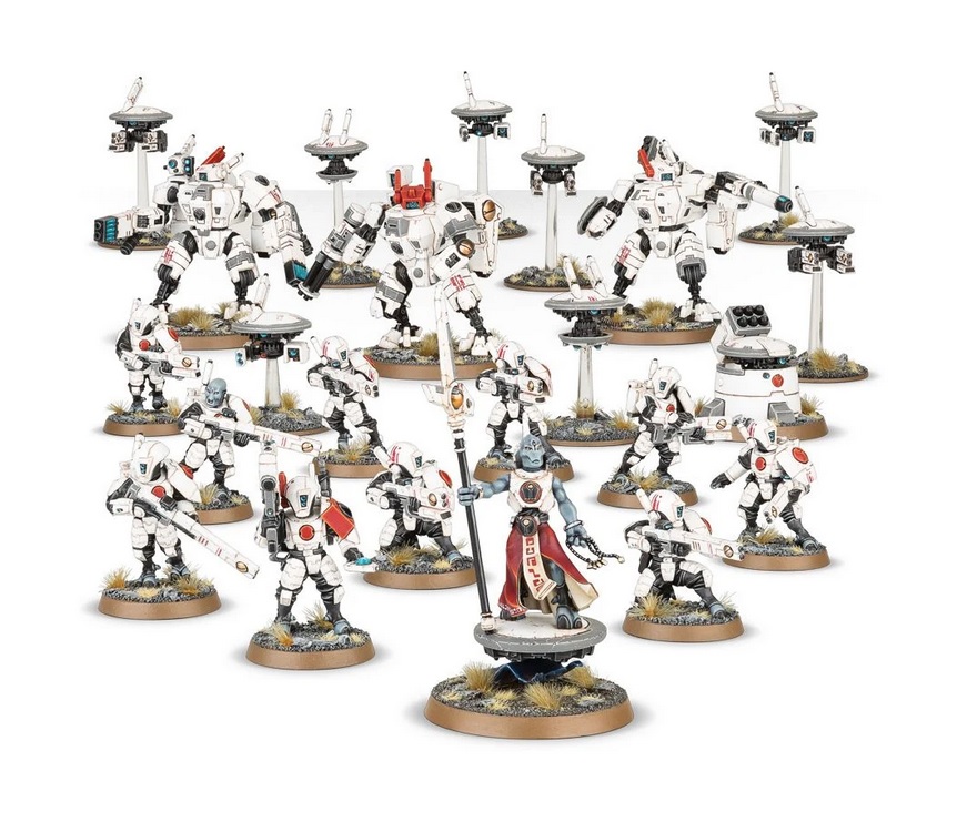 Warhammer 40,000: Start Collecting! T'au Empire Unpainted Miniatures