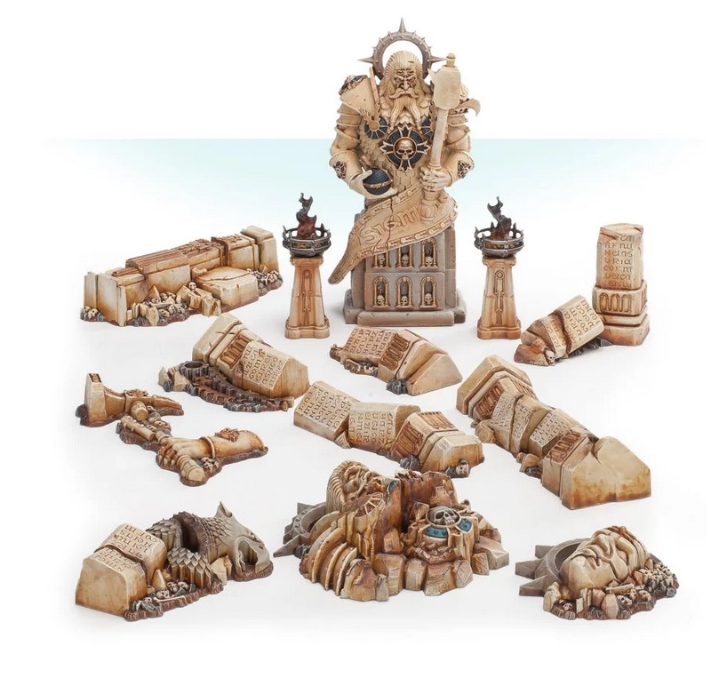 Warhammer Dominion of Sigmar: Timeworn Ruins Unpainted Miniatures