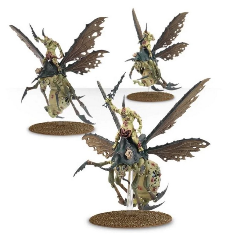 Warhammer: Age of Sigmar - Daemons of Nurgle Unpainted Miniatures
