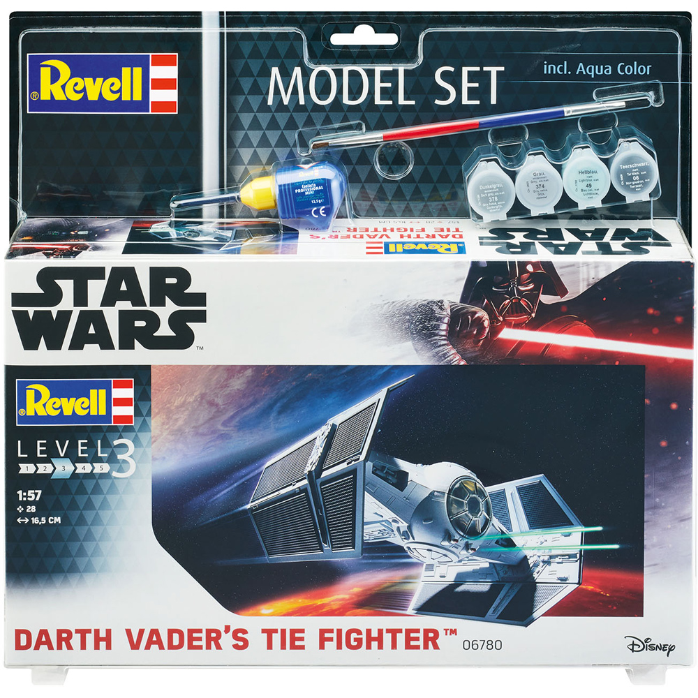 Revell Model Set Star Wars Darth Vader's Tie Fighter Scale 1:57