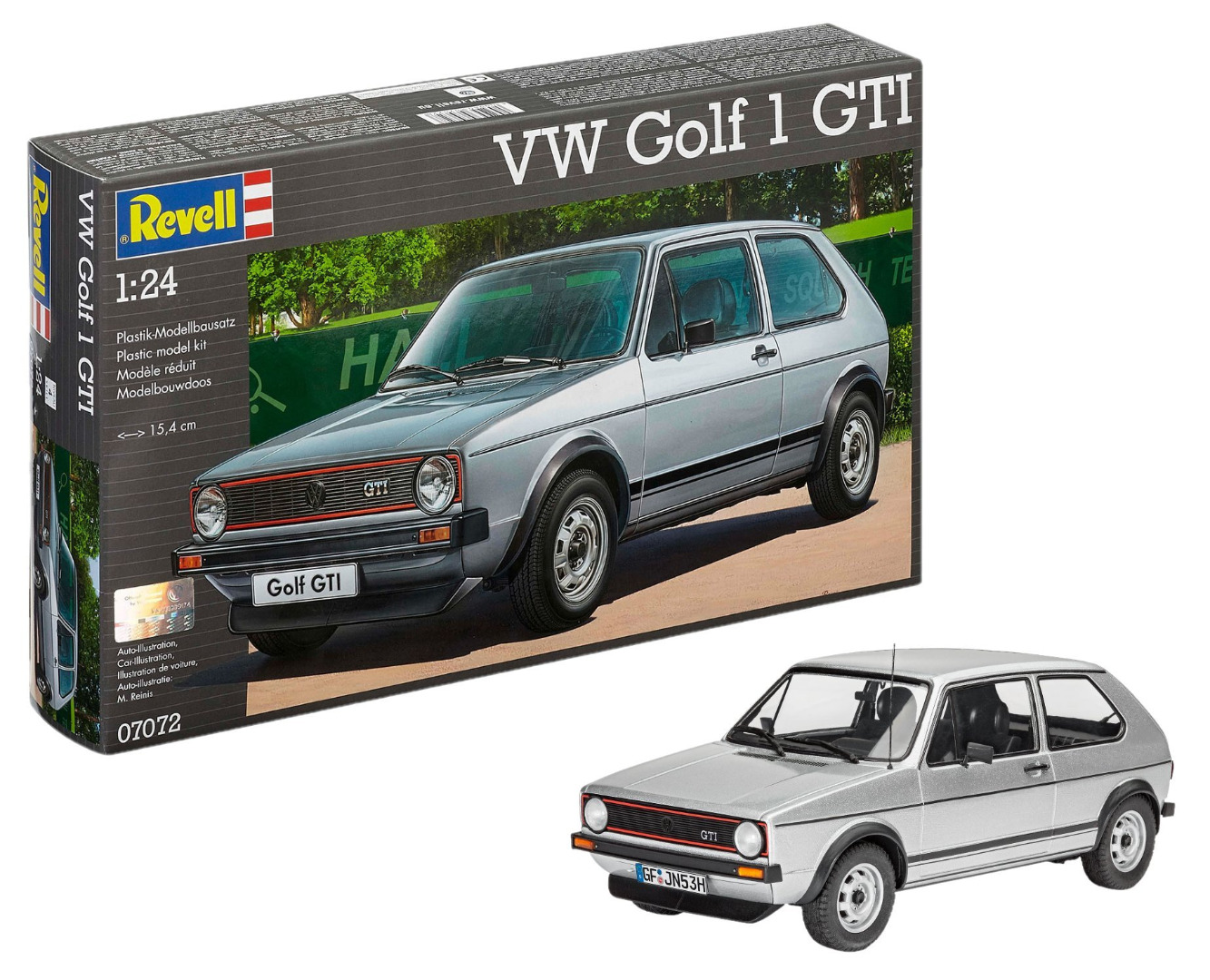 Revell Model Kit VW Golf 1 GTI Scale 1:24