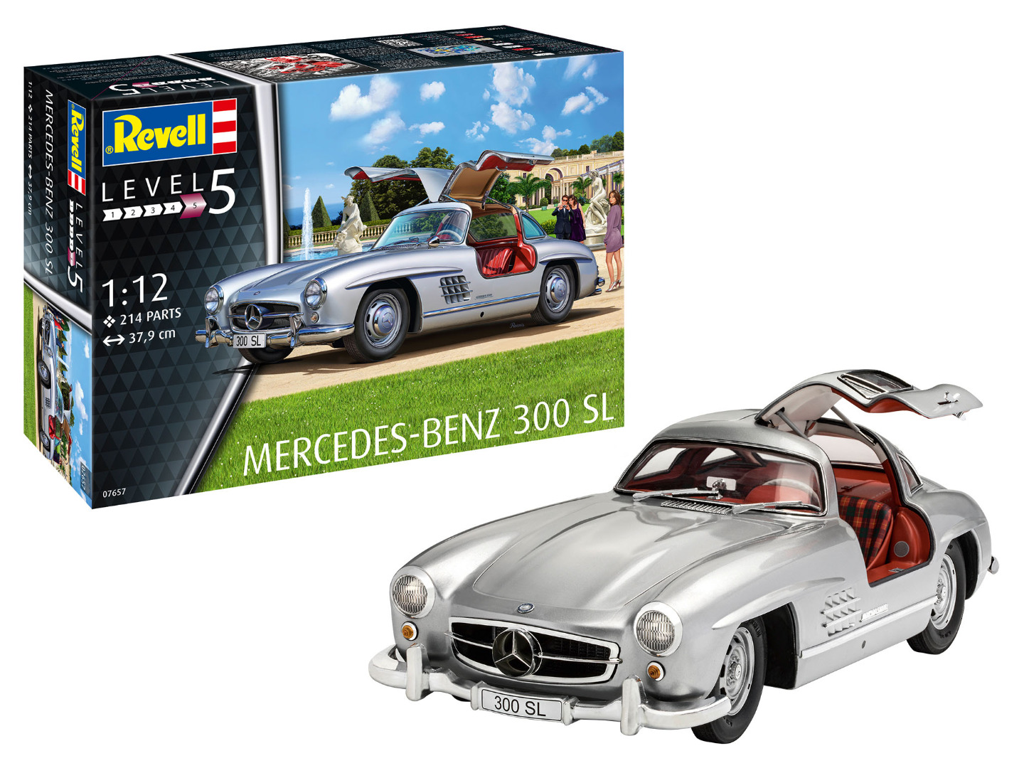 Revell Model Kit Mercedes Benz 300 SL Scale 1:12