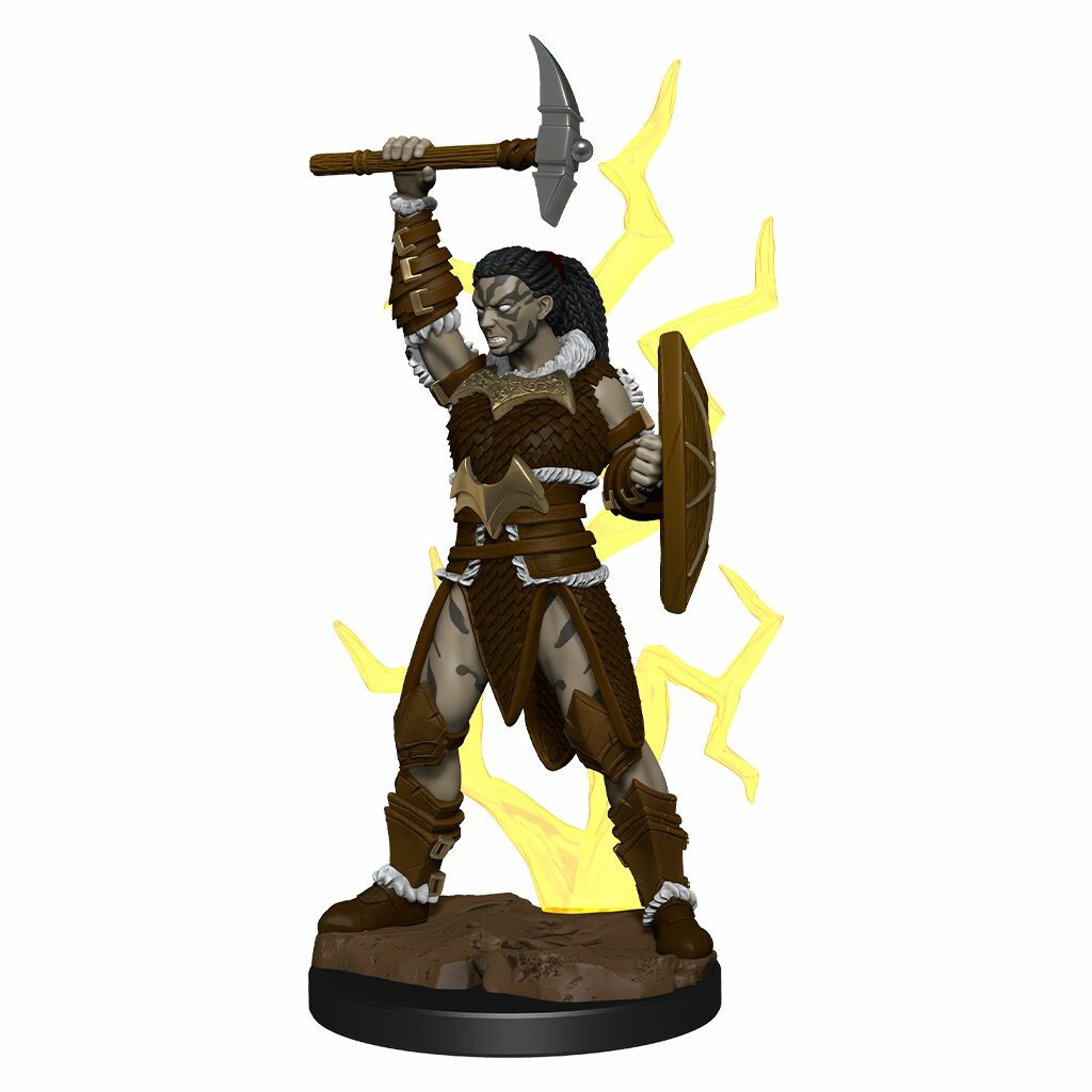 Dungeons and Dragons: Miniature - Goliath Female Barvarian (Pre-painted)