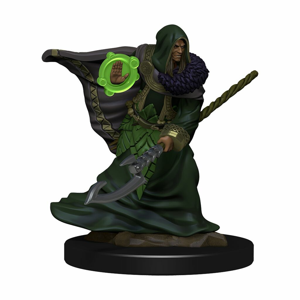 Dungeons and Dragons: Premium Miniature - Elf Male Druid (pre-painted)
